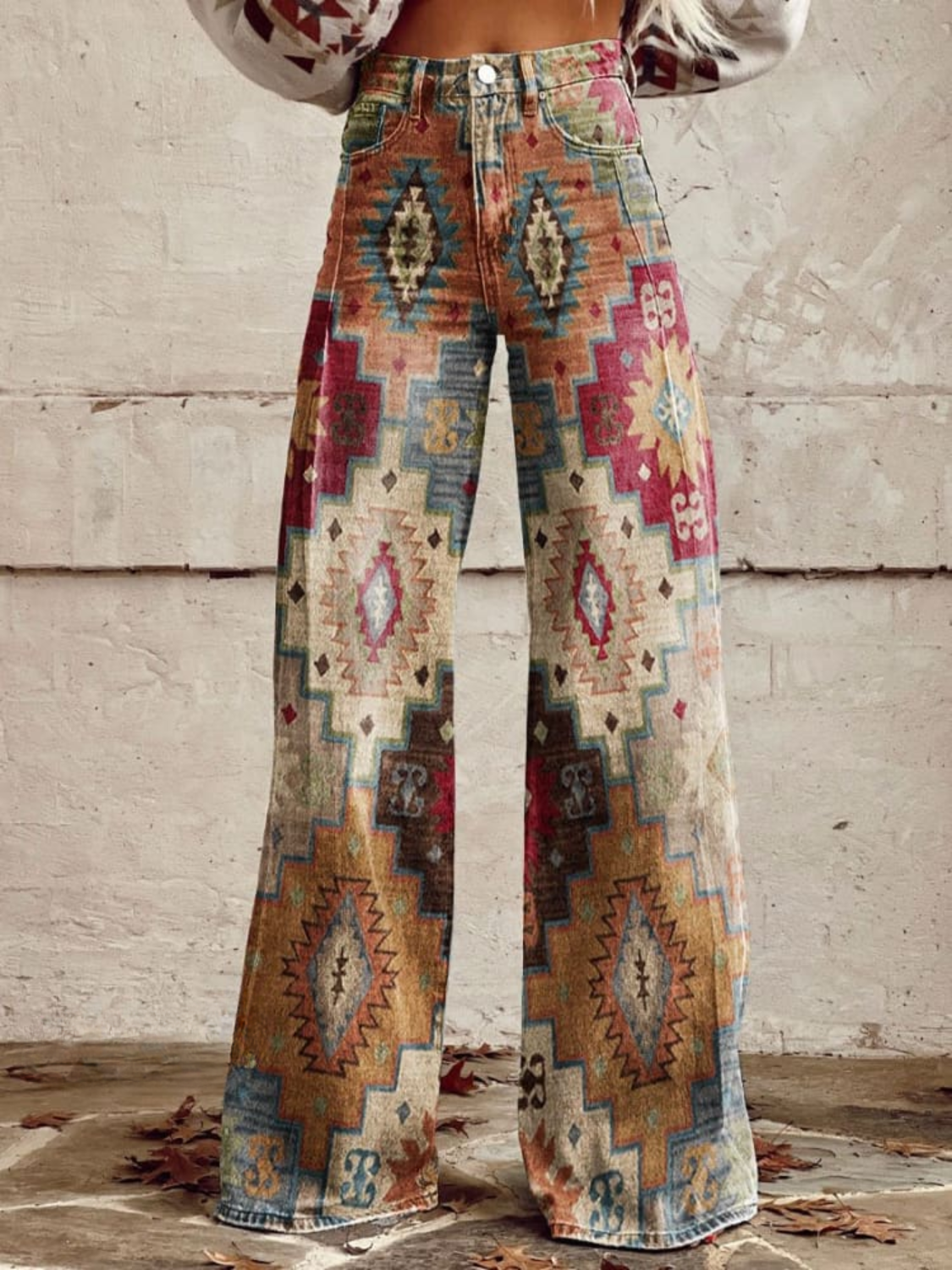 Sara™ | Pantaloni a gamba larga vintage boho