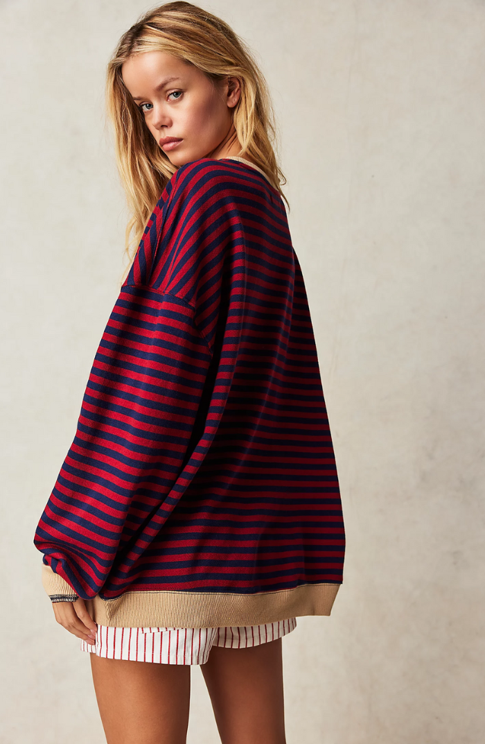 Lina™ | Maglione oversize a righe