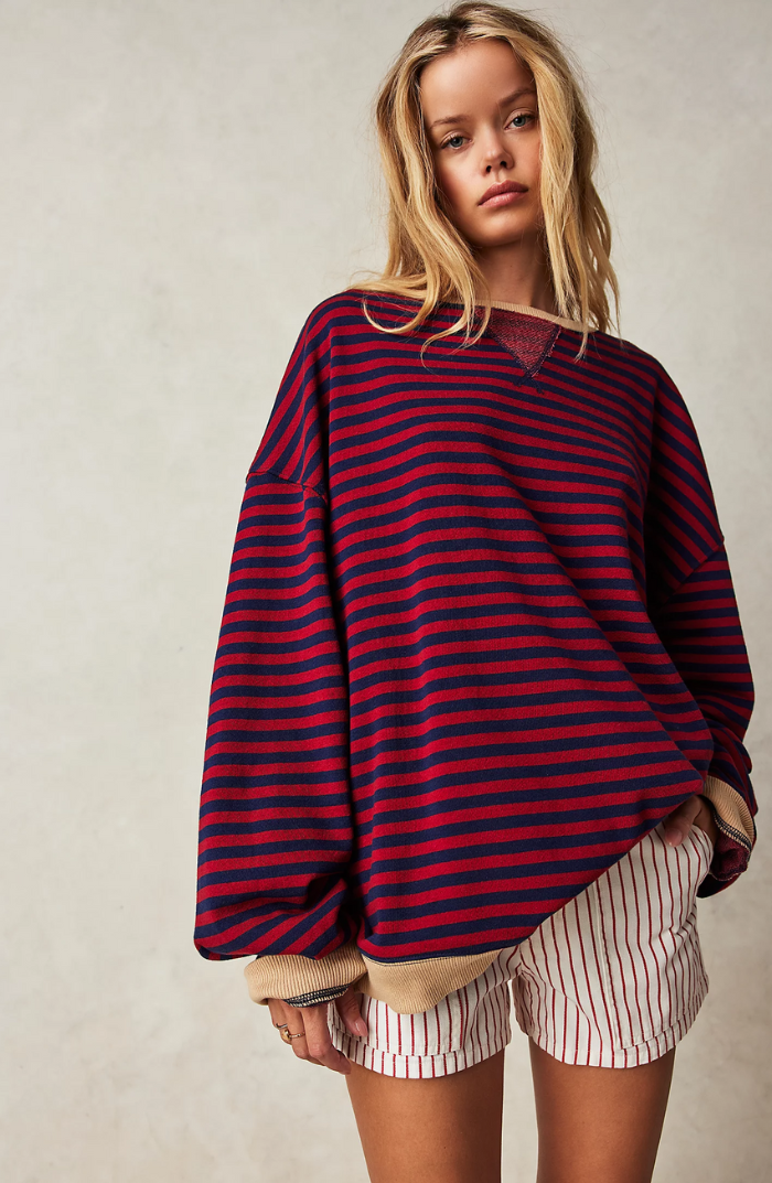 Lina™ | Maglione oversize a righe